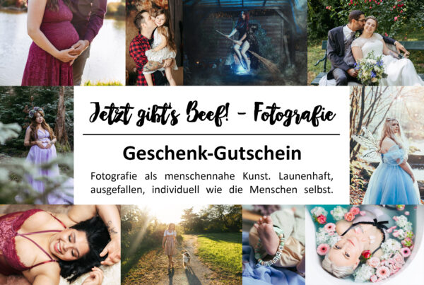 Foto eines Gutscheins